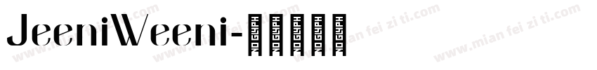 JeeniWeeni字体转换