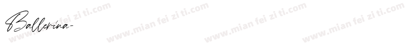 Ballerina字体转换