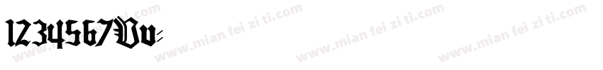 1234567Vv字体转换