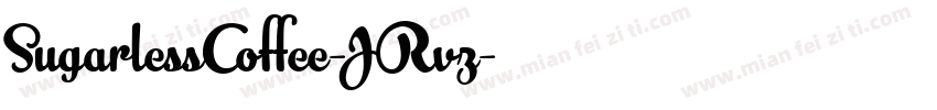SugarlessCoffee-JRvz字体转换