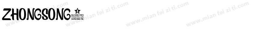 ZHONGSONG1字体转换