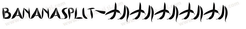 Bananasplit字体转换