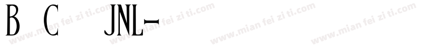 BandConcertJNL字体转换