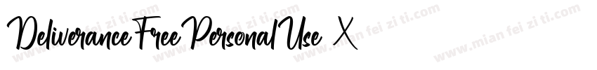 DeliveranceFreePersonalUse-X33Lo字体转换