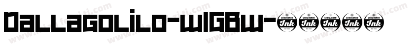 Dallagolilo-w1GBw字体转换