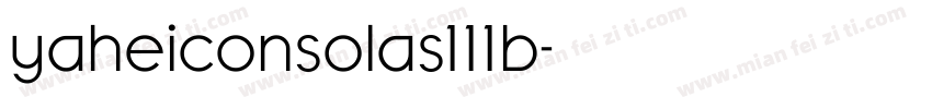 yaheiconsolas111b字体转换