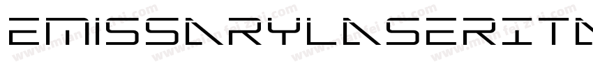 EmissaryLaserItalic-R4Gv字体转换