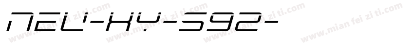 NEU-XY-S92字体转换