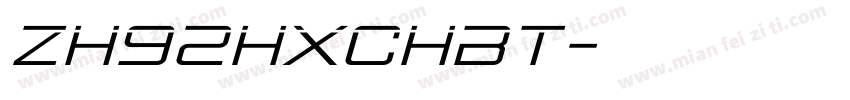 zh92hxchbt字体转换