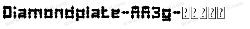 Diamondplate-AA3g字体转换