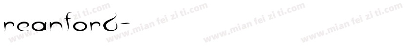 reanford字体转换