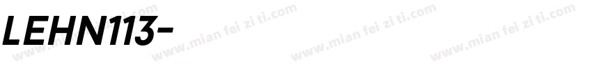 LEHN113字体转换