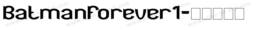 BatmanForever1字体转换