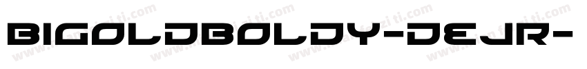 BigOldBoldy-dEjR字体转换
