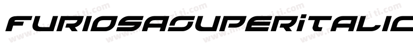 FuriosaSuperItalic-6qWq字体转换