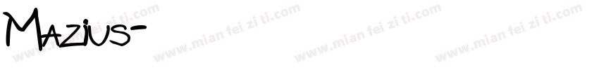 Mazius字体转换
