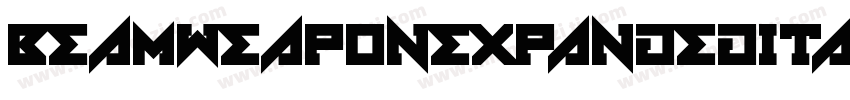 beamweaponexpandeditalic字体转换