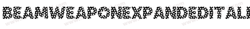 beamweaponexpandeditalic字体转换
