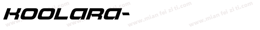 KOOLARA字体转换
