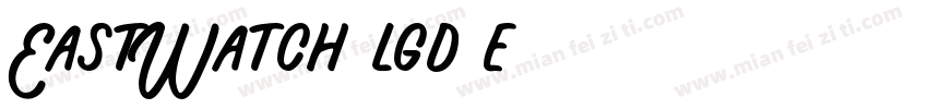 EastWatch-lgd6e字体转换
