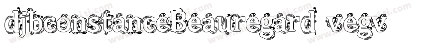 DjbConstanceBeauregard-VeGV字体转换