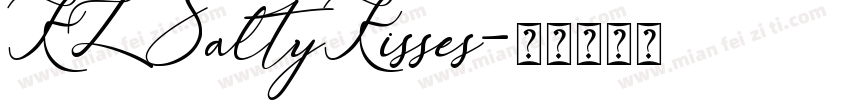 KLSaltyKisses字体转换