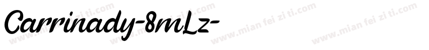 Carrinady-8mLz字体转换