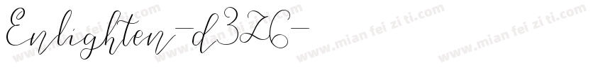 Enlighten-d3Z6字体转换