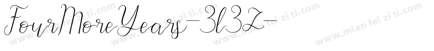 FourMoreYears-3l3Z字体转换