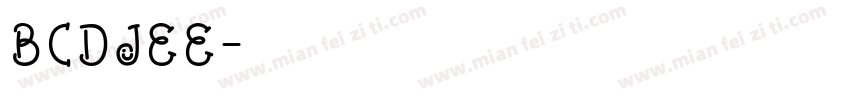 BCDJEE字体转换