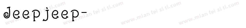Jeepjeep字体转换