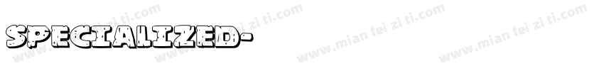 SPECIALIZED字体转换