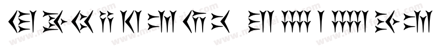 Behistun-D819otf字体转换