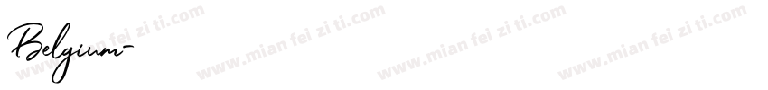 Belgium字体转换