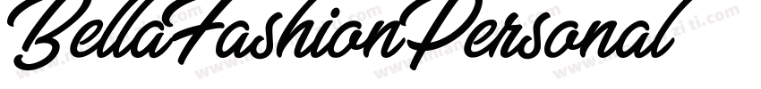 BellaFashionPersonal字体转换