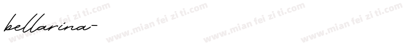 bellarina字体转换