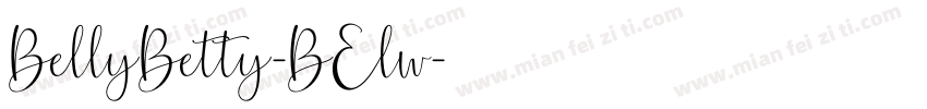 BellyBetty-BElw字体转换