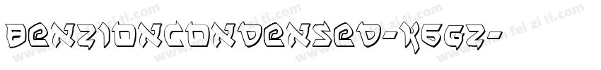 BenZionCondensed-K6GZ字体转换