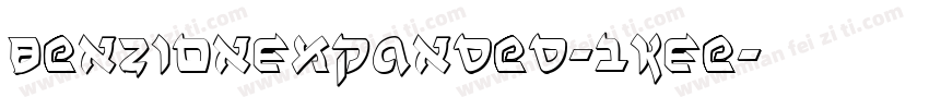 BenZionExpanded-1KEe字体转换