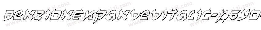 BenZionExpandedItalic-R6yo字体转换