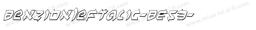 BenZionLeftalic-BE53字体转换