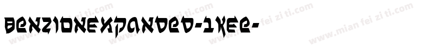 BenZionExpanded-1KEe字体转换