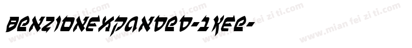 BenZionExpanded-1KEe字体转换