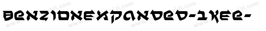 BenZionExpanded-1KEe字体转换