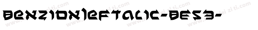 BenZionLeftalic-BE53字体转换