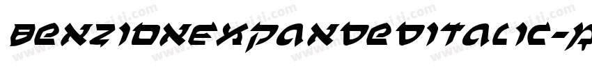 BenZionExpandedItalic-R6yo字体转换
