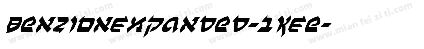BenZionExpanded-1KEe字体转换