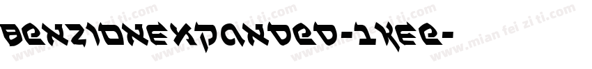 BenZionExpanded-1KEe字体转换
