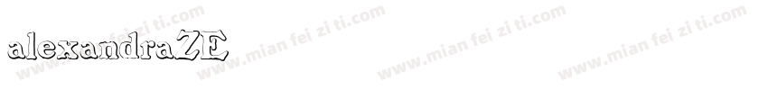 alexandraZE字体转换