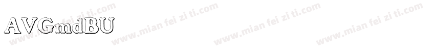AVGmdBU字体转换